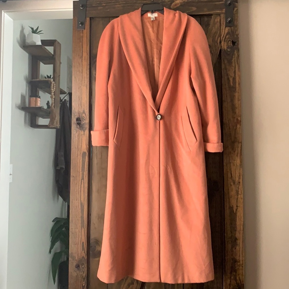Vintage 1970s Dejac Paris wool coat.